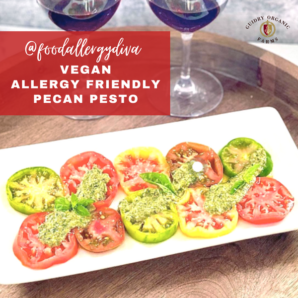 Vegan Pecan Pesto by @foodallergydiva