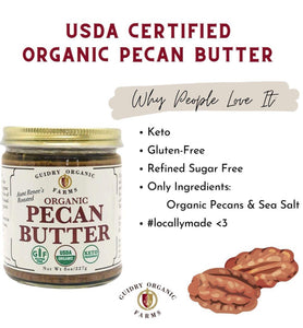 KETO BOX - 16oz Pecan Meal, 8oz Pecan Butter, 250mL Pecan Oil - Guidry Organic Farms