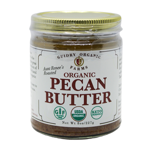 Pecan Butter 8oz - USDA Certified Organic (Keto-Friendly, Gluten Free, No Added Sugars)