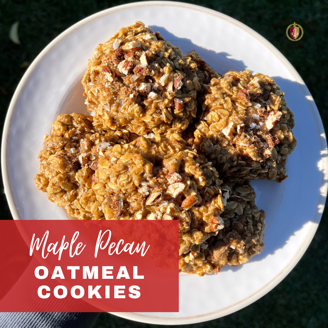 Maple Pecan Oatmeal Cookies