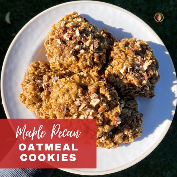 Maple Pecan Oatmeal Cookies