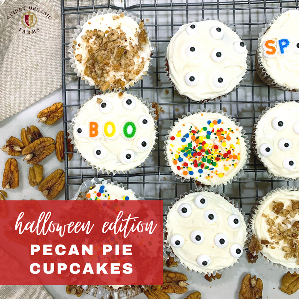 Halloween Edition Pecan Pie Cupcakes