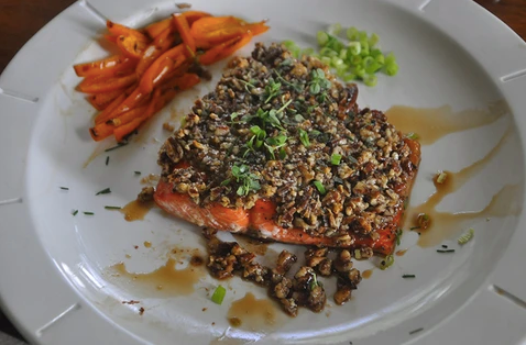 Candied Pecan Salmon - Guidry Organic Farms