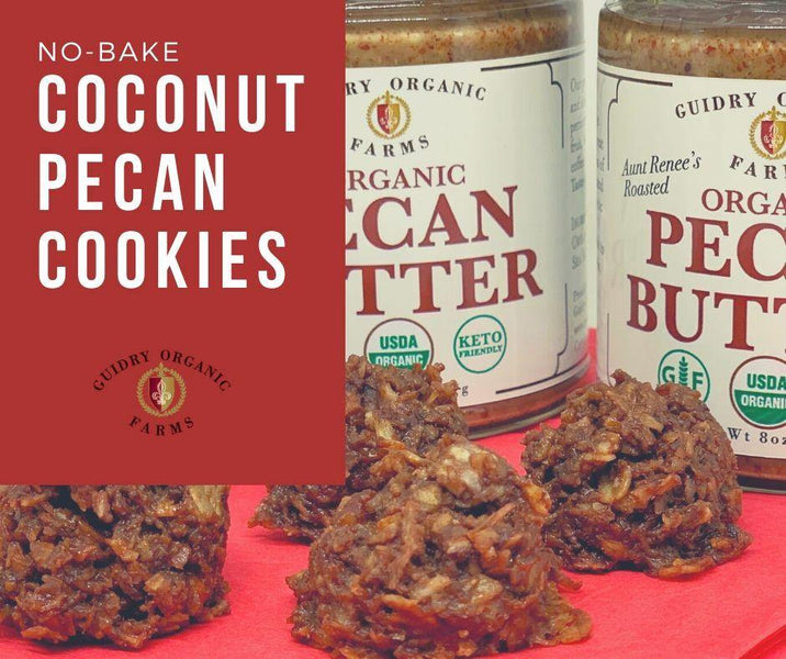 No-Bake Coconut Pecan Cookies