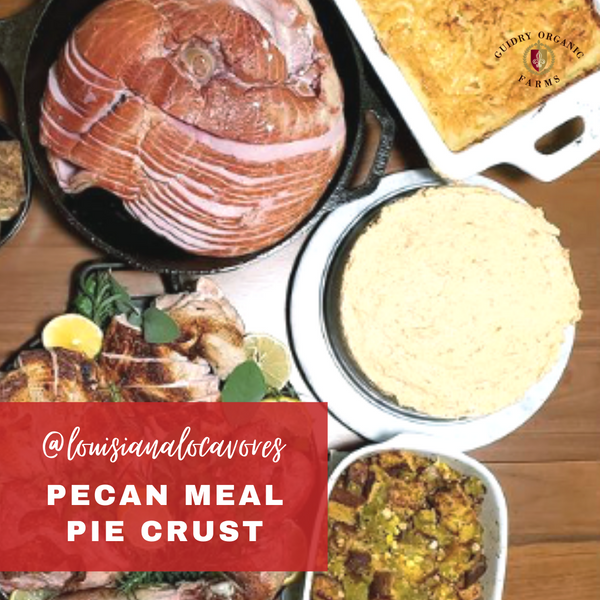 Homemade Pecan Meal Pie Crust by @louisianalocavores