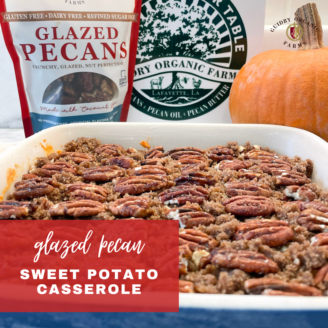 Glazed Pecan Sweet Potato Casserole