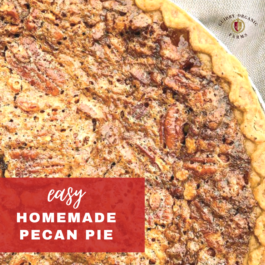 Easy Homemade Pecan Pie - Guidry Organic Farms