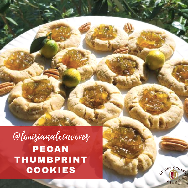 Pecan Thumbprint Bites by @louisianalocavores