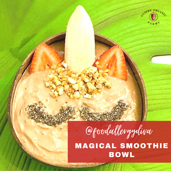 Magical Smoothie Bowl by @foodallergydive✨