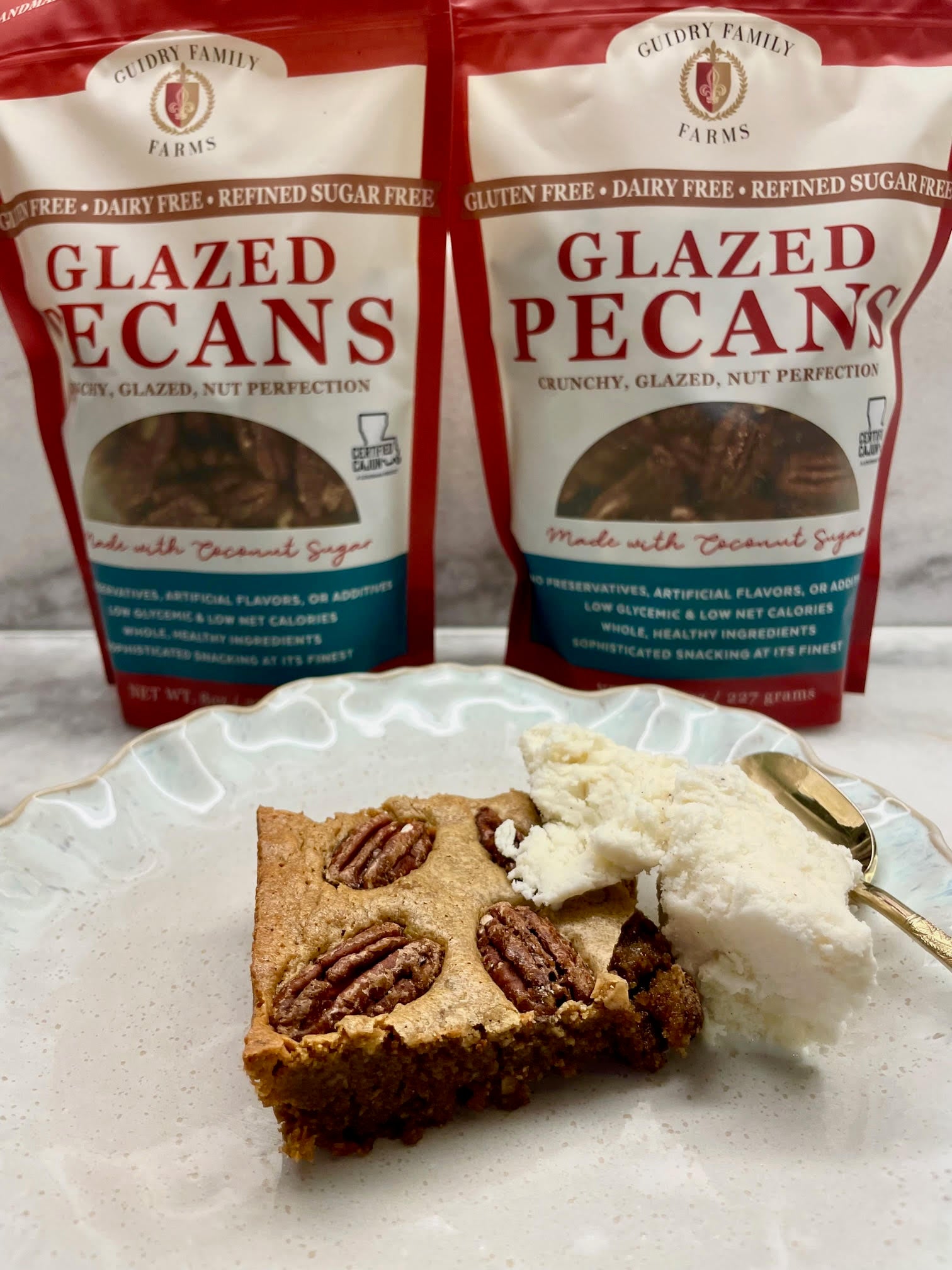 Louisiana Locavores Pecan Butter Blondies