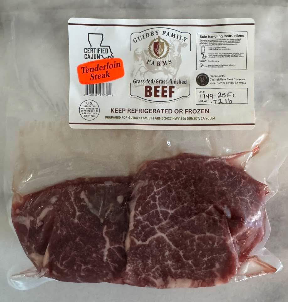 Tenderloin (Filet Mignon) - $35/lb