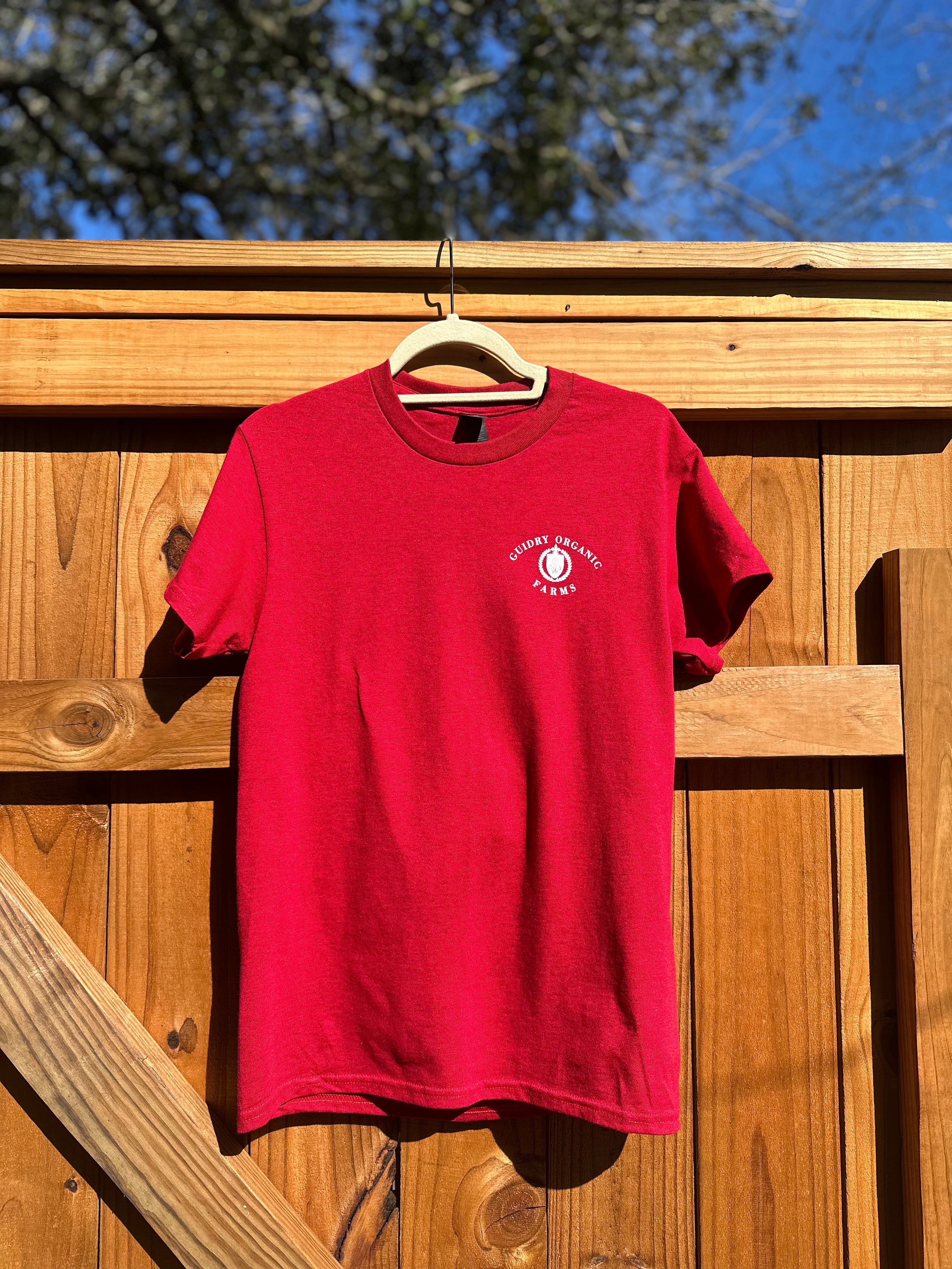 Antique Red Short Sleeve Tshirt