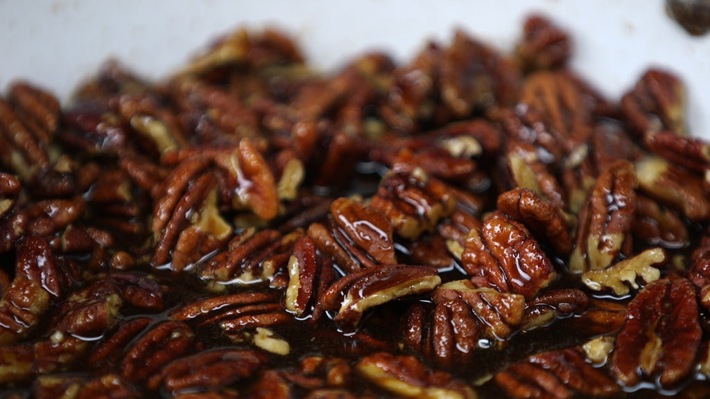 8oz Glazed Pecans (Gluten Free, Dairy Free, Refined Sugar Free)