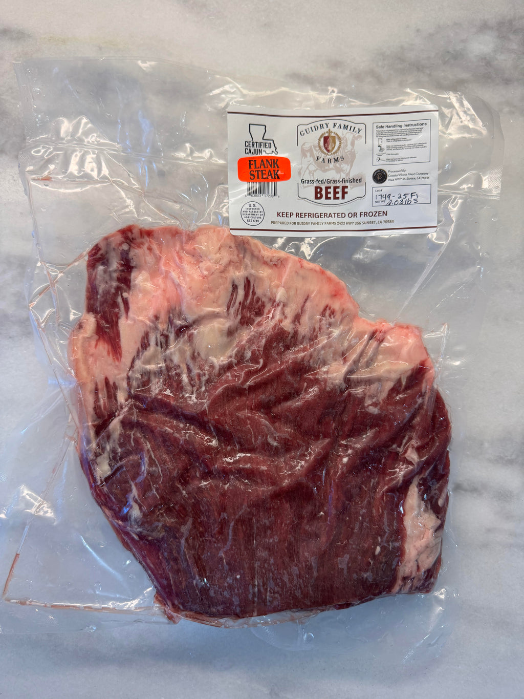 Flank Steak - $14/lb