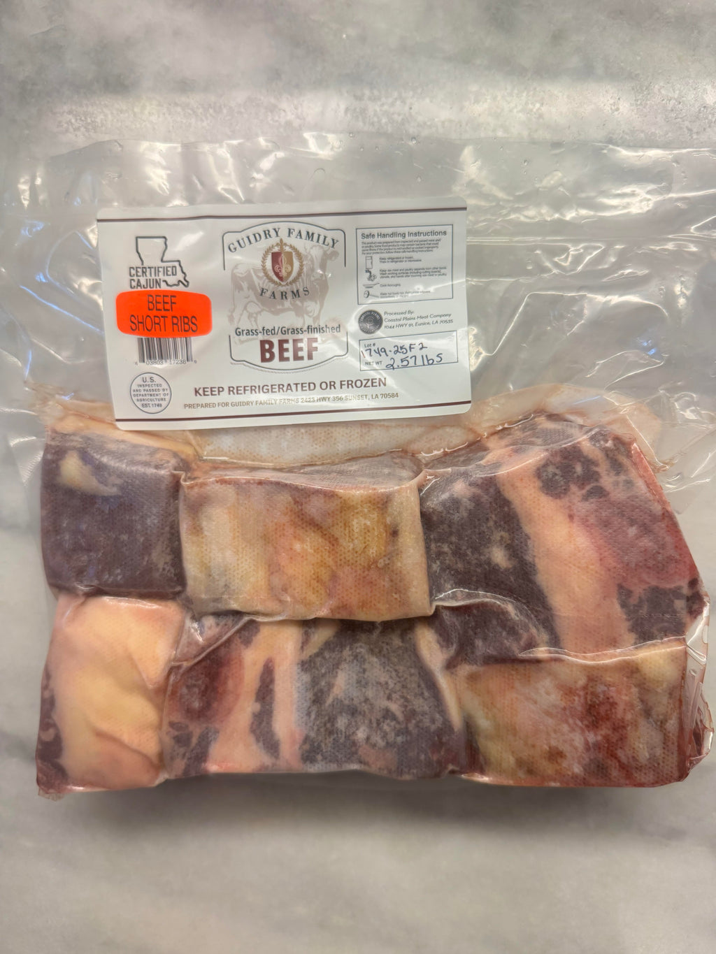 Short Ribs - $10.50/lb