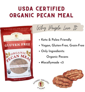 KETO BOX - 16oz Pecan Meal, 8oz Pecan Butter, 250mL Pecan Oil - Guidry Organic Farms