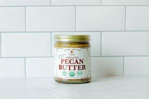 Pecan Butter 8oz - USDA Certified Organic (Keto-Friendly, Gluten Free, No Added Sugars) - Guidry Organic Farms