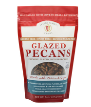 Load image into Gallery viewer, 8oz Glazed Pecans (Gluten Free, Dairy Free, Refined Sugar Free)

