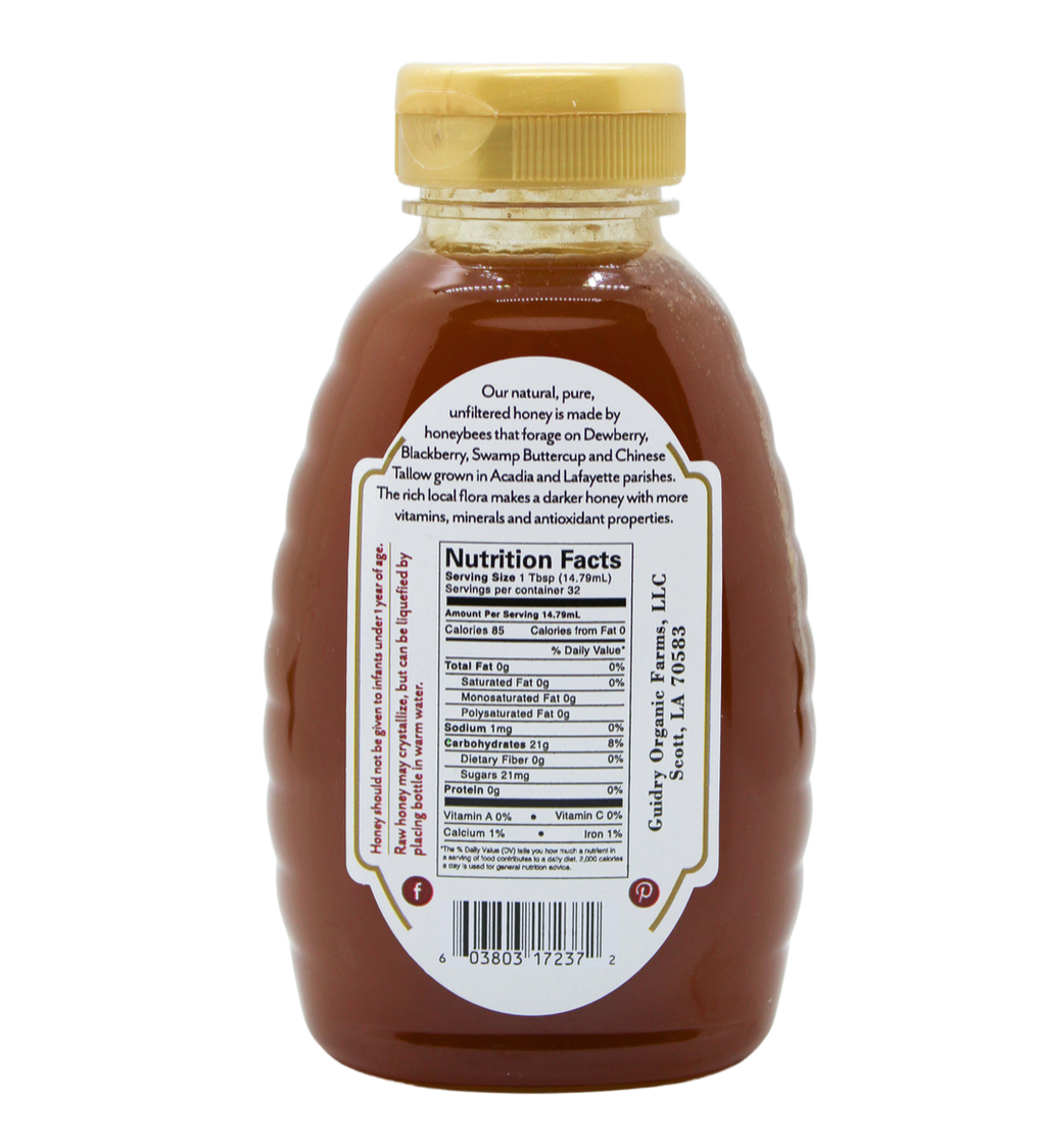 16oz Honey - (Raw. Local. Pure. Unfiltered)