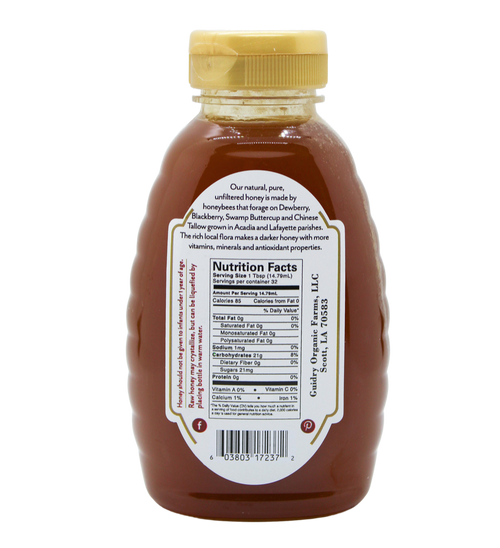 16oz Honey - (Raw. Local. Pure. Unfiltered)