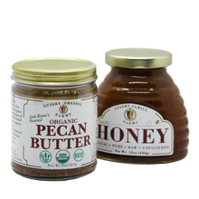 Load image into Gallery viewer, Gift Box #6: 8oz Pecan Butter &amp; 12oz Raw Honey
