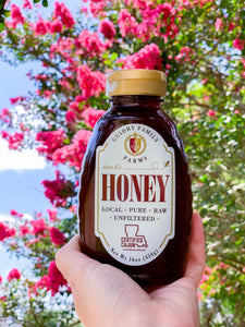 16oz Honey - (Raw. Local. Pure. Unfiltered) - Guidry Organic Farms