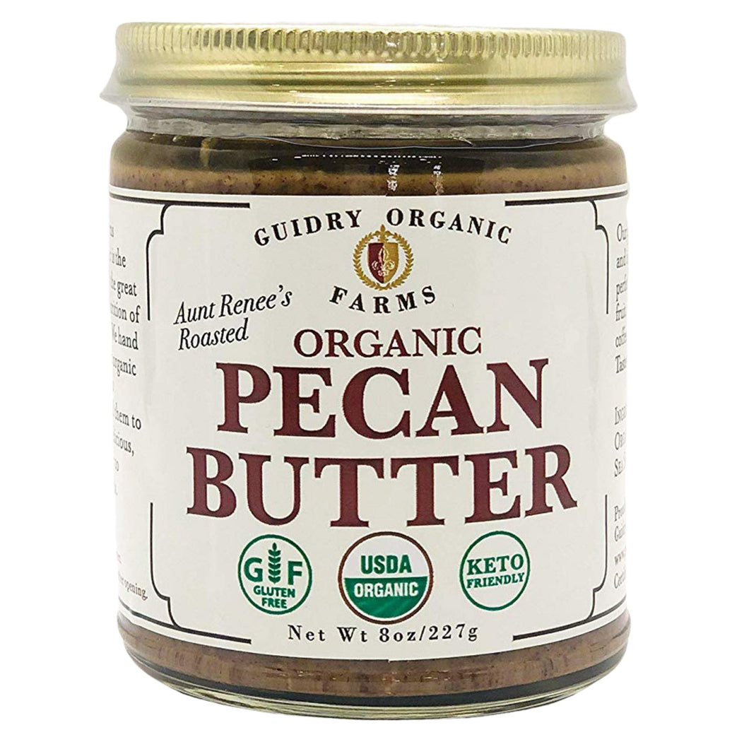 Organic Roasted Pecan Butter - Shop for Organic Roasted Pecan Butter - Guidry Organic Farms