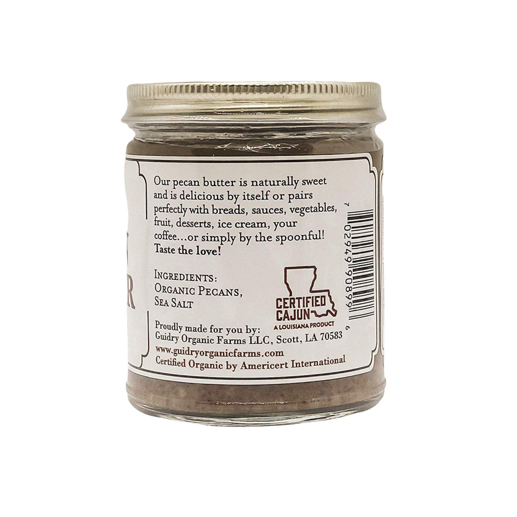 Organic Roasted Pecan Butter - Shop for Organic Roasted Pecan Butter - Guidry Organic Farms