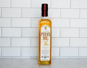 *CLOSEOUT SALE* Pecan Oil 500ml - USDA Certified Organic & Heart Healthy Oil - Guidry Organic Farms